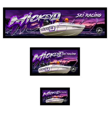 Mickey D Ski Race Team Bar Runner